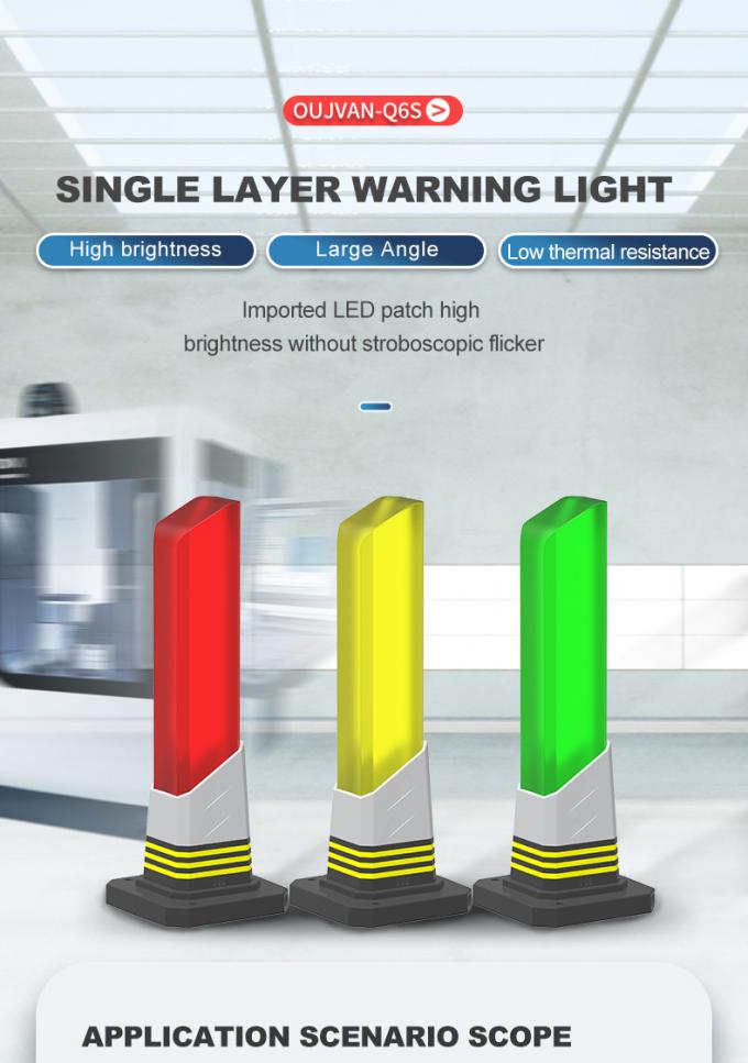 Screw Acrylic Body Machine Tower Lamp Aluminum Base Machine Warning ...