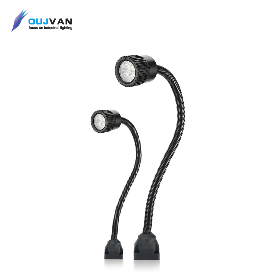 220 Volt Gooseneck Work Lamp 6500K Magnetic Gooseneck LED Light IP67 Rating