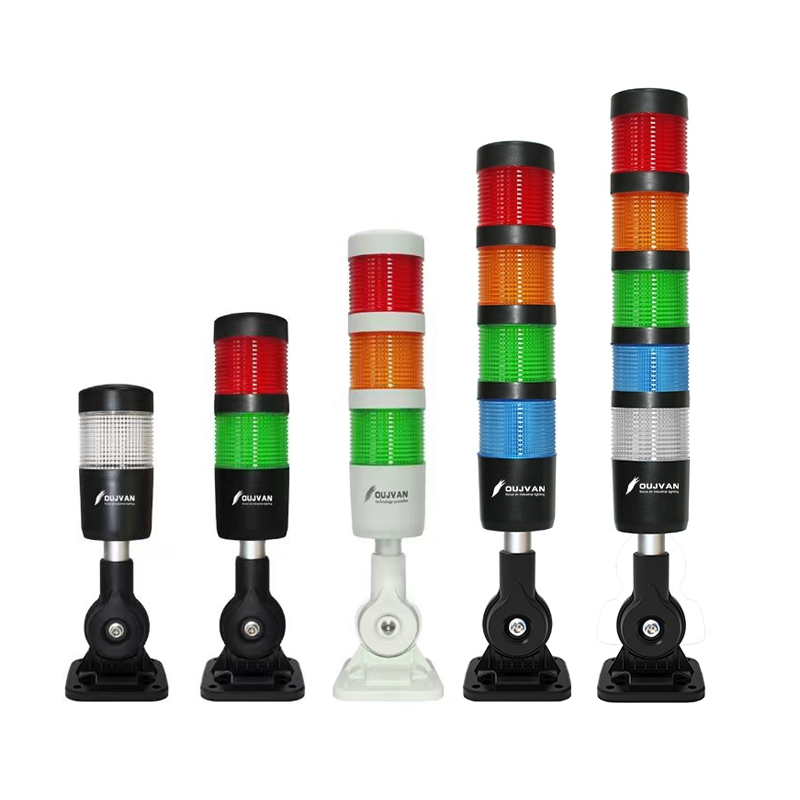 Tri-Color LED Signal Tower Lamp with IP54 Protection