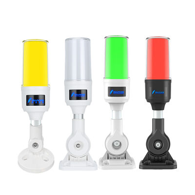 ABS Material Tower Indicator Light DC 24V RYG With Built-In Buzzer Long Lifespan Hours 70000