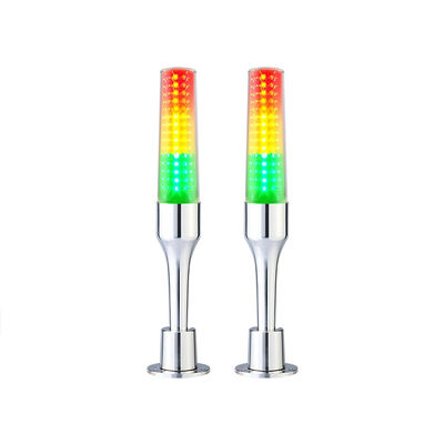 24V 3 Layers Tower Warning Light Multicolor Aluminium LED Flashing Equipment Indicator Lights